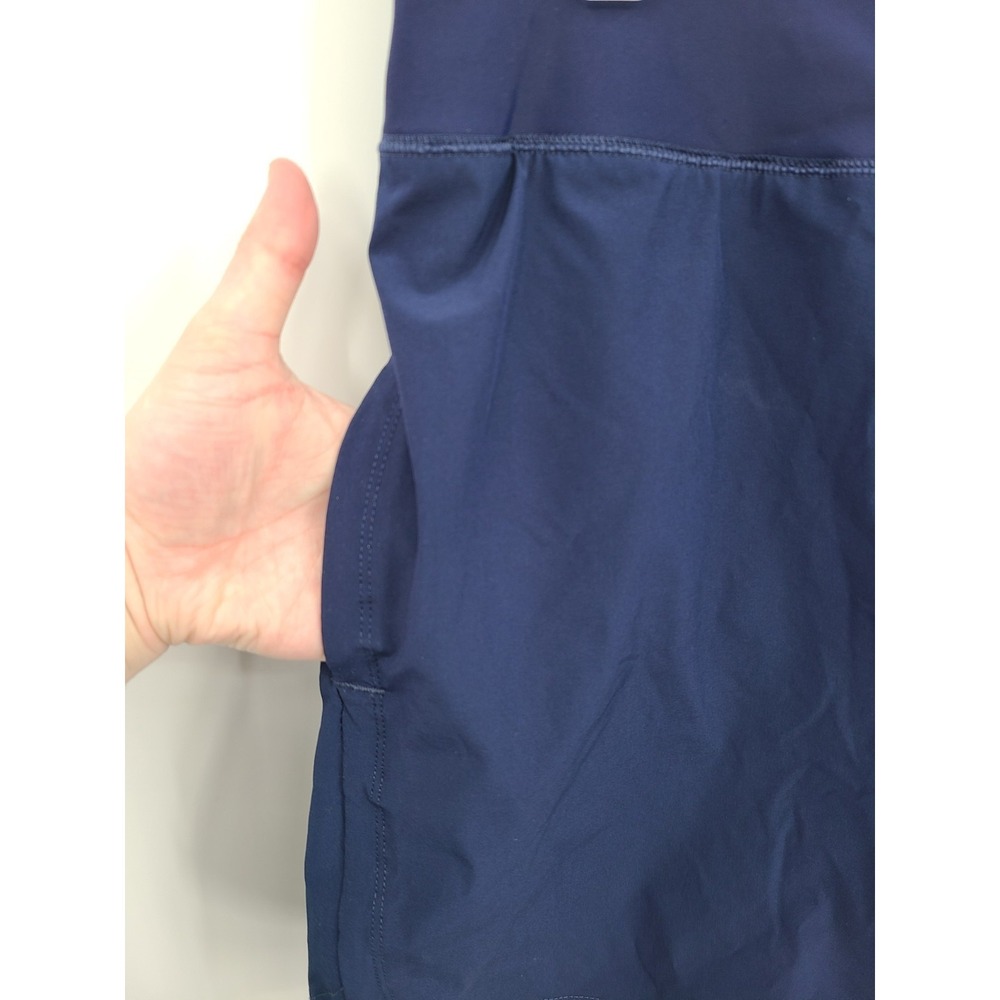 Lands' End Womens Swimsuit Shorts Bottoms 18 XL Blue Pool Swim Vacation Pockets - Picture 2 of 10